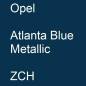 Preview: Opel, Atlanta Blue Metallic, ZCH.